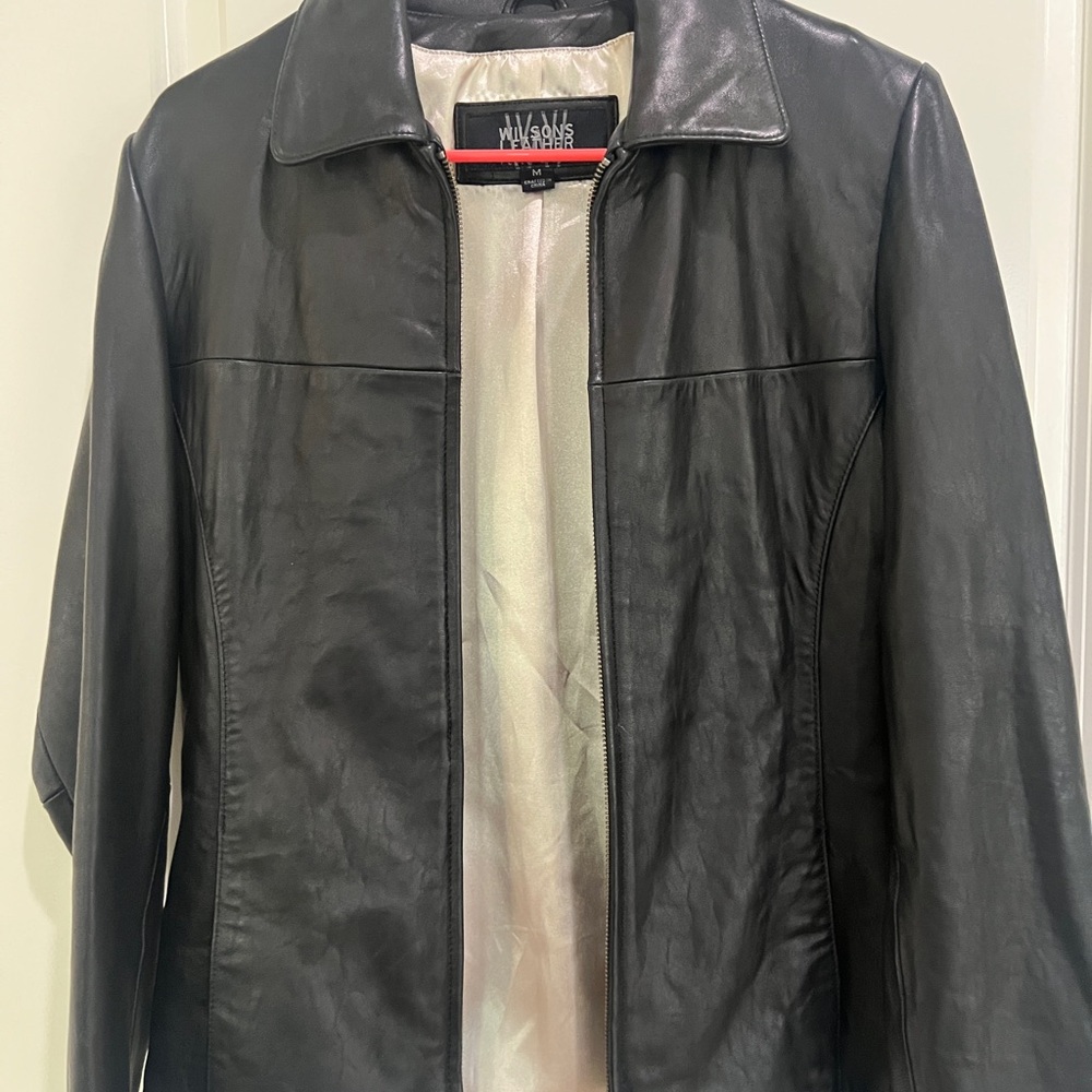 Wilsons Leather Black Jacket